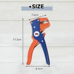 CADEAUX Pince à Dénuder Automatique Coupe-câble Multifonction Outil à Main Orange Coupe-câble Bec De Canard 150 Mm (Bleu&Orange) -Outil de l'électricien Soldes 2022 65681017 3