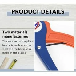 CADEAUX Pince à Dénuder Automatique Coupe-câble Multifonction Outil à Main Orange Coupe-câble Bec De Canard 150 Mm (Bleu&Orange) -Outil de l'électricien Soldes 2022 65681017 5