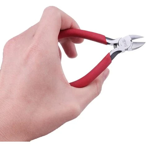 QERSTA BST-2D Pince Diagonale En Acier Au Carbone Coupe-câble électronique Coupe Le Fil Durable Nipper 3 QERSTA BST-2D Pince Diagonale En Acier Au Carbone Coupe-câble électronique Coupe Le Fil Durable Nipper – Image 3