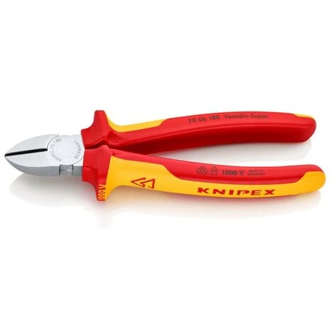 BRICO XS PINCE COUPANTE DIAGONALE 7006180 KNIPEX. 1 BRICO XS PINCE COUPANTE DIAGONALE 7006180 KNIPEX.