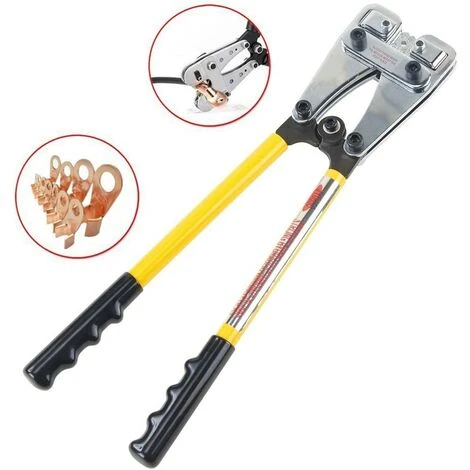 YIDOMDE Pince à Sertir Puissant Outil De Sertissage De Borne De Fil 6-50 Mm² Pince Multifonctionnel Avec Poingnée Antidérapant Pour Électricien Bricolage 2 YIDOMDE Pince à Sertir Puissant Outil De Sertissage De Borne De Fil 6-50 Mm² Pince Multifonctionnel Avec Poingnée Antidérapant Pour Électricien Bricolage – Image 2