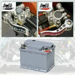 MONLY Connecteurs De Borne De Batterie Bornes De Batterie De Poteau Supérieur De Voiture Connecteurs De Pince De Câble De Fil SAE/JIS A Type Positif Et Négatif Pour Voitures, Les Camions, Les Bus 7 MONLY Connecteurs De Borne De Batterie Bornes De Batterie De Poteau Supérieur De Voiture Connecteurs De Pince De Câble De Fil SAE/JIS A Type Positif Et Négatif Pour Voitures, Les Camions, Les Bus -Outil de l'électricien Soldes 2022 65757209 3