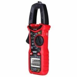 LADACèE Pince Ampèremétrique, Pince Multimètre Automatique TRMS 6000 Points, Mesure Courant AC / Tension AC DC / Température / Résistance / Capacité / Diode / Continuité / Rapport Cyclique / NCV