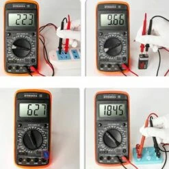 KAEJYIUT Multimètre Numérique Portatif à Affichage LCD, True RMS, Courant AC Et DC, Voltmètre, Testeur De Transistor, Ohm, Diode De Condensateur 7 KAEJYIUT Multimètre Numérique Portatif à Affichage LCD, True RMS, Courant AC Et DC, Voltmètre, Testeur De Transistor, Ohm, Diode De Condensateur -Outil de l'électricien Soldes 2022 65811005 3