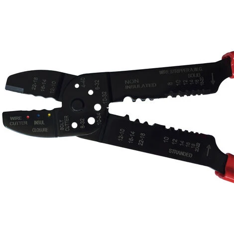 Pince à Sertir ManuCatherine Multifonctions, Pince à Dénuder Tête Plate 235mm 4 Pince à Sertir ManuCatherine Multifonctions, Pince à Dénuder Tête Plate 235mm – Image 4