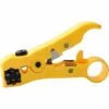 DONTODENT Kinee Universal Cutter/stripper Pour Cat5 Cat6 Plat Ou Rond Stp/utp Cable Stripper Outil à Main Pour Rg59/6/7/11 Outil Avec Poignée Protouch