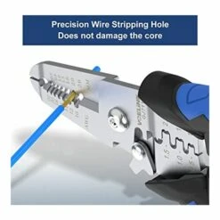 BENOBBY KIDS Pince à Dénuder électrique, Professionnelle 3 En 1 Pince à Dénuder/coupe/sertisseuse, Petit Outil De Dénudage Multifonction Pour Fils Solides Et Toronnés AWG10-22 8 BENOBBY KIDS Pince à Dénuder électrique, Professionnelle 3 En 1 Pince à Dénuder/coupe/sertisseuse, Petit Outil De Dénudage Multifonction Pour Fils Solides Et Toronnés AWG10-22 -Outil de l'électricien Soldes 2022 65975585 4