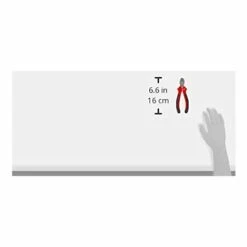 BENOBBY KIDS Redline 67988 Pince Coupante Latérale Diagonale 160 Mm Avec Poignées Souples, ROUGE -Outil de l'électricien Soldes 2022 65975626 5