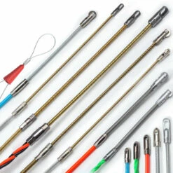 CATHERINE Jeu De Baguettes Tire-fils Avec Accessoires, （Tête De Roue Allongée En Fil D'acier 3.0 / Deux） -Outil de l'électricien Soldes 2022 65991963 3