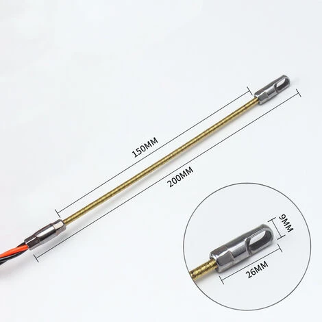 CATHERINE Jeu De Baguettes Tire-fils Avec Accessoires, (6.5 Tête Plate Allongée à Trois Brins / Deux) 2 CATHERINE Jeu De Baguettes Tire-fils Avec Accessoires, (6.5 Tête Plate Allongée à Trois Brins / Deux) – Image 2