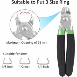 MONLY Pigpen Clamp Kit (Compris 300 3/4 Pouces En Acier Galvanisé Pour Porcs), Un Outil Professionnel De Kit D'Installation De Décoration Intérieure Et Extérieure. 7 MONLY Pigpen Clamp Kit (Compris 300 3/4 Pouces En Acier Galvanisé Pour Porcs), Un Outil Professionnel De Kit D'Installation De Décoration Intérieure Et Extérieure. -Outil de l'électricien Soldes 2022 66080245 3