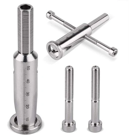 MONLY Outil De Torsion De Fil électrique - Accessoires Pour Perceuse électrique - Outil à Dénuder (argent) 4 MONLY Outil De Torsion De Fil électrique - Accessoires Pour Perceuse électrique - Outil à Dénuder (argent) – Image 4