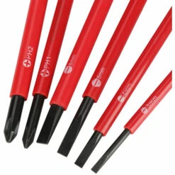 MERéTéET Lot De 7 Tournevis électriques Multifonctions Isolés à Fente Croisée Magnétique Avec Embouts Magnétiques Pour électricien -Outil de l'électricien Soldes 2022 66170254 3