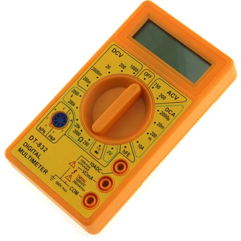 MERéTéET Multimètre Numérique Multimètre Kit Voltmètre LCD Multimètre Voltmètre Ampèremètre AC DC Testeur De Tension Mini Tension Outils De Mesure Maison 2 MERéTéET Multimètre Numérique Multimètre Kit Voltmètre LCD Multimètre Voltmètre Ampèremètre AC DC Testeur De Tension Mini Tension Outils De Mesure Maison – Image 2