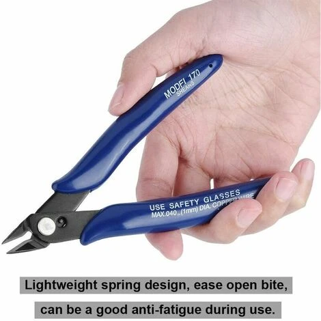 THSINDE Pince De Coupe électrique Pour Câble électrique Avec Pince à Ressort 170 Pour Imprimante 3D, Pince Coupante Pour Traitement Des Bijoux 2 THSINDE Pince De Coupe électrique Pour Câble électrique Avec Pince à Ressort 170 Pour Imprimante 3D, Pince Coupante Pour Traitement Des Bijoux – Image 2