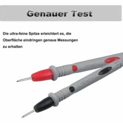 DENUOTOP Cordon De Test, 1 Paire De Câble Multimètre 107 Cm, 1000 V / 20 A, Noir & Rouge -Outil de l'électricien Soldes 2022 66262751 4