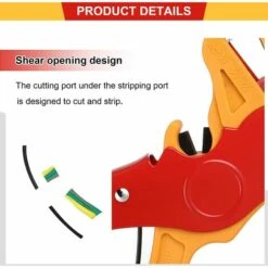 HABIENTôT Pince à Dénuder Automatique Sertisseur Coupeur De Cables Multifonctionnel Outils A Dénuder De Fils Outillage A Main Orange 150 Mm Pince Coupe Câble En Bec De Canard—Oi-FRIS (Rouge&Jaune) 8 HABIENTôT Pince à Dénuder Automatique Sertisseur Coupeur De Cables Multifonctionnel Outils A Dénuder De Fils Outillage A Main Orange 150 Mm Pince Coupe Câble En Bec De Canard—Oi-FRIS (Rouge&Jaune) -Outil de l'électricien Soldes 2022 66332013 4