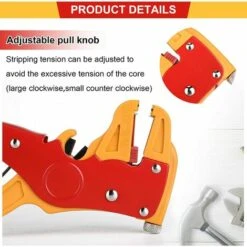 HABIENTôT Pince à Dénuder Automatique Sertisseur Coupeur De Cables Multifonctionnel Outils A Dénuder De Fils Outillage A Main Orange 150 Mm Pince Coupe Câble En Bec De Canard—Oi-FRIS (Rouge&Jaune) 9 HABIENTôT Pince à Dénuder Automatique Sertisseur Coupeur De Cables Multifonctionnel Outils A Dénuder De Fils Outillage A Main Orange 150 Mm Pince Coupe Câble En Bec De Canard—Oi-FRIS (Rouge&Jaune) -Outil de l'électricien Soldes 2022 66332013 5