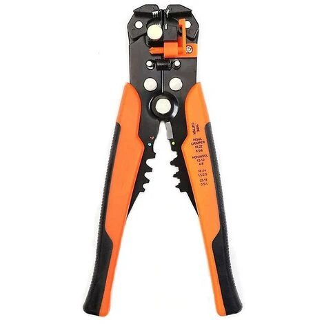 Cisea Outil De Dénudage De Fil, Auto-ajustable 20,3 Cm Outil De Dénudage/pince Coupante Automatique Pour Dénuder, Couper, Sertir 10-24 AWG (0,2 ~ 6,0 Mm) 1 Cisea Outil De Dénudage De Fil, Auto-ajustable 20,3 Cm Outil De Dénudage/pince Coupante Automatique Pour Dénuder, Couper, Sertir 10-24 AWG (0,2 ~ 6,0 Mm)