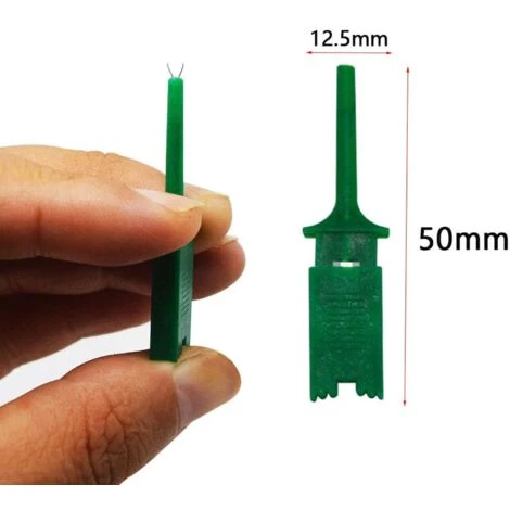 15pcs Clip Crochet Multimètre, Rouge × 3 Bleu × 3 Noir × 3 Jaune × 3 × Vert × 3, Grabber Sonde Test, Pour Test électronique(50mm)——Adélala 2 15pcs Clip Crochet Multimètre, Rouge × 3 Bleu × 3 Noir × 3 Jaune × 3 × Vert × 3, Grabber Sonde Test, Pour Test électronique(50mm)——Adélala – Image 2
