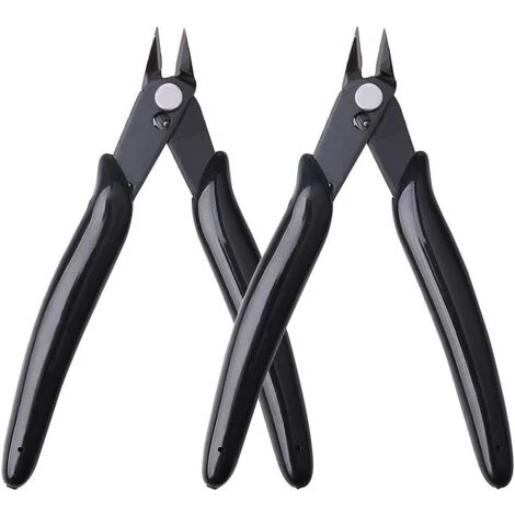 Pinces Coupantes De Côté, Yuanzi 2 Pcs Pinces Coupantes Cisaille Précision Diagonale Pour Câble Électrique, Bijoux (Noir),Adélala 1 Pinces Coupantes De Côté, Yuanzi 2 Pcs Pinces Coupantes Cisaille Précision Diagonale Pour Câble Électrique, Bijoux (Noir),Adélala