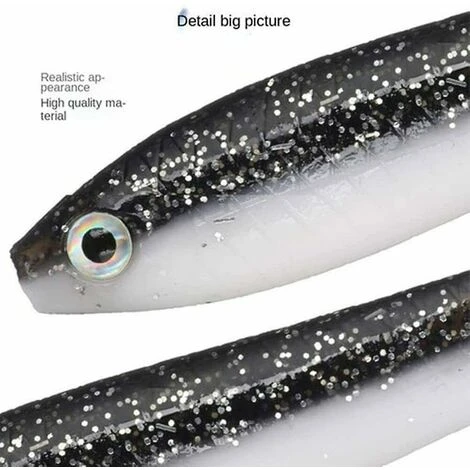 BENOBBY KIDS 5 Pièces Leurres De Pêche Faux Appâts, Leurre De Pêche Bionique Doux Eau Salée Et Eau Douce 3 BENOBBY KIDS 5 Pièces Leurres De Pêche Faux Appâts, Leurre De Pêche Bionique Doux Eau Salée Et Eau Douce – Image 3