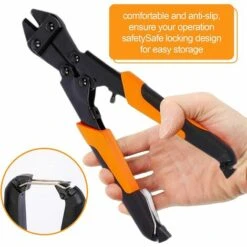 GRID COOL Coupe Câble électriques 220 Mm Coupe-boulon, Treillis Métallique, Ciseaux à Ressort Avec Poignée Confortable En Caoutchouc Souple, Poignée Ergonomique En Caoutchouc (1 Paquet) 8 GRID COOL Coupe Câble électriques 220 Mm Coupe-boulon, Treillis Métallique, Ciseaux à Ressort Avec Poignée Confortable En Caoutchouc Souple, Poignée Ergonomique En Caoutchouc (1 Paquet) -Outil de l'électricien Soldes 2022 66756407 4