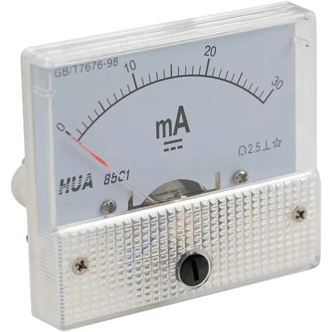 GRID COOL 30mA Ampèremètre HUA 85C1 Analogique Ampèremètre Panneau Courant Pour CO2 Laser Gravure Découpeuse 1 GRID COOL 30mA Ampèremètre HUA 85C1 Analogique Ampèremètre Panneau Courant Pour CO2 Laser Gravure Découpeuse