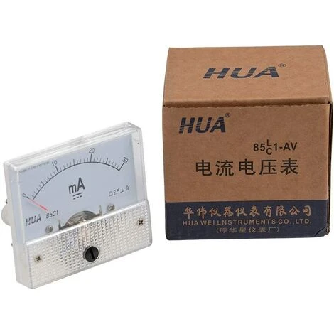 GRID COOL 30mA Ampèremètre HUA 85C1 Analogique Ampèremètre Panneau Courant Pour CO2 Laser Gravure Découpeuse 5 GRID COOL 30mA Ampèremètre HUA 85C1 Analogique Ampèremètre Panneau Courant Pour CO2 Laser Gravure Découpeuse – Image 5