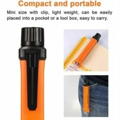 GALOZZOIT Multimètre, Ohmmètre Et Ampèremètre- Lampe De Poche Pour Stylo Testeur De Tension Sans Contact, Stylo Détecteur De Tension Alternative électrique, Batterie De Poche Compacte électrique 12-1000V Testeur De Tension Multimètre Inductif Avec Alarme Sonore Ave -Outil de l'électricien Soldes 2022 66824272 5