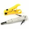FLETéçA Outil De Perforation, Outil De Dépouillement De Fil Outil De Dépouillement De Câble Outil De Dénudage De Fil Pour Dénudeur De Fil Coaxial Coaxial UTP Cat5 Cat6 Plat Ou Rond