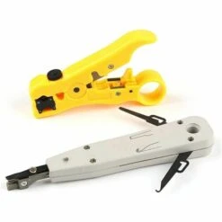 FLETéçA Outil De Perforation, Outil De Dépouillement De Fil Outil De Dépouillement De Câble Outil De Dénudage De Fil Pour Dénudeur De Fil Coaxial Coaxial UTP Cat5 Cat6 Plat Ou Rond
