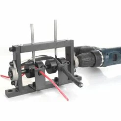 WAHAISON Machine à Denuder Le Cuivre Denudeur Cable Electrique Pour 1 A 30 Mm,Double Usage Décapant Peut être Connecté à Une Perceuse électrique Outil (Pince à Dénuder à Double Couteau [avec 2 Couteaux])