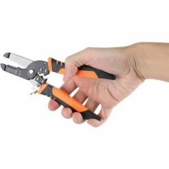 WAHAISON Denudeur Fil Electrique, Pince A Denuder Automatique Pour Câble, Pince à Dénuder Pour Dénuder Sertissage Serrage Outil De Coupe (Pince à Dénuder Et à Sertir 3-en-1, Longueur Totale 180cm) 7 WAHAISON Denudeur Fil Electrique, Pince A Denuder Automatique Pour Câble, Pince à Dénuder Pour Dénuder Sertissage Serrage Outil De Coupe (Pince à Dénuder Et à Sertir 3-en-1, Longueur Totale 180cm) -Outil de l'électricien Soldes 2022 66977989 3