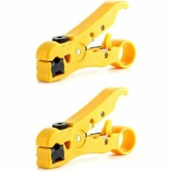 HELLO KITTY BAIN Coupe-câble, Outil Coupe-câble/dénudeur Universel 2 Pièces Pour Câbles Coaxiaux RG59, RG6, RG7 Et RG11, Catégorie Câble-CAT6 CAT5 CAT3
