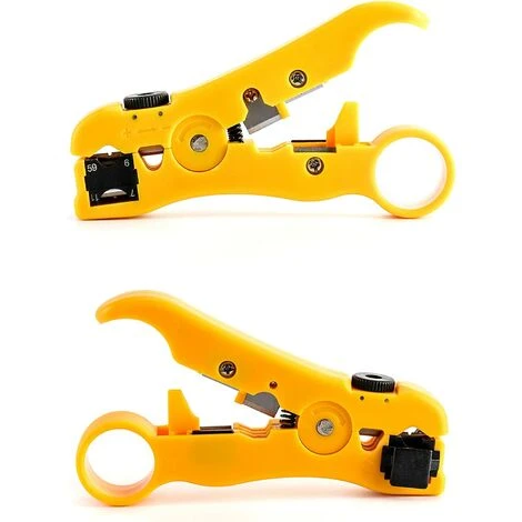 HELLO KITTY BAIN Coupe-câble, Outil Coupe-câble/dénudeur Universel 2 Pièces Pour Câbles Coaxiaux RG59, RG6, RG7 Et RG11, Catégorie Câble-CAT6 CAT5 CAT3 2 HELLO KITTY BAIN Coupe-câble, Outil Coupe-câble/dénudeur Universel 2 Pièces Pour Câbles Coaxiaux RG59, RG6, RG7 Et RG11, Catégorie Câble-CAT6 CAT5 CAT3 – Image 2