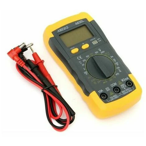 TANèTUE Voltmètre Numérique Ampèremètre Lcd Gamme Automatique Ohmmètre Multimètre AC/Dc Volt Testeur Mètre Rhéoscope 4 TANèTUE Voltmètre Numérique Ampèremètre Lcd Gamme Automatique Ohmmètre Multimètre AC/Dc Volt Testeur Mètre Rhéoscope – Image 4