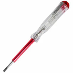 GRID COOL Lot De 1 Testeur De Circuit électrique Avec Stylo Tournevis Pour Test électrique Rouge，Fonepro