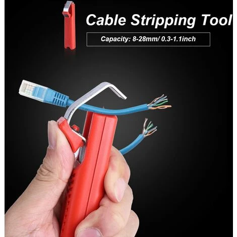 ENLENK Pince à Dénuder Sertisseur Coupeur De Cables Multifonctionnel Outils A Dénuder 8-28mm Coupe-fil Et Outil à Dénuder Pince à Dénuder De Précision Pour Réparations électriques 4 ENLENK Pince à Dénuder Sertisseur Coupeur De Cables Multifonctionnel Outils A Dénuder 8-28mm Coupe-fil Et Outil à Dénuder Pince à Dénuder De Précision Pour Réparations électriques – Image 4