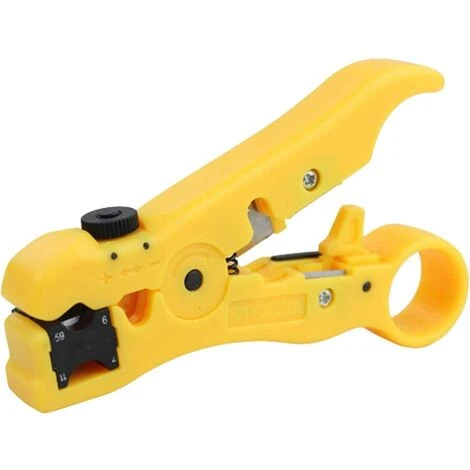 ENLENK Universel Dénudeur De Câbles, Outil De Dénudage, Pince à Dénuder Cutter Outil, Coaxiaux RG 59/6/7/11 Cat5/6 Pince à Dénuder UTP Coaxial Coax Câble, Pour Câbles Coaxiaux Et De Données 125 Mm 1 ENLENK Universel Dénudeur De Câbles, Outil De Dénudage, Pince à Dénuder Cutter Outil, Coaxiaux RG 59/6/7/11 Cat5/6 Pince à Dénuder UTP Coaxial Coax Câble, Pour Câbles Coaxiaux Et De Données 125 Mm