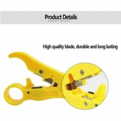 ENLENK Universel Dénudeur De Câbles, Outil De Dénudage, Pince à Dénuder Cutter Outil, Coaxiaux RG 59/6/7/11 Cat5/6 Pince à Dénuder UTP Coaxial Coax Câble, Pour Câbles Coaxiaux Et De Données 125 Mm 9 ENLENK Universel Dénudeur De Câbles, Outil De Dénudage, Pince à Dénuder Cutter Outil, Coaxiaux RG 59/6/7/11 Cat5/6 Pince à Dénuder UTP Coaxial Coax Câble, Pour Câbles Coaxiaux Et De Données 125 Mm -Outil de l'électricien Soldes 2022 67681866 5