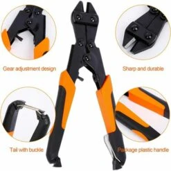 ENLENK Coupe-câble 200 Mm Coupe-boulons, Treillis Métallique, Ciseaux à Ressort Avec Poignée Confortable En Caoutchouc Souple, Poignée Ergonomique En Caoutchouc (1 Paquet) 7 ENLENK Coupe-câble 200 Mm Coupe-boulons, Treillis Métallique, Ciseaux à Ressort Avec Poignée Confortable En Caoutchouc Souple, Poignée Ergonomique En Caoutchouc (1 Paquet) -Outil de l'électricien Soldes 2022 67682982 3