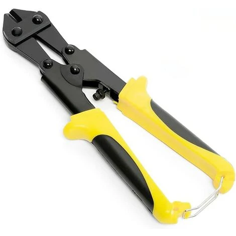 ENLENK Coupe-boulons De 8 Pouces Coupe-câbles Robustes De 215 Mm Cisailles à Ressort Avec Poignée Antidérapante Souple (Jaune) 1 ENLENK Coupe-boulons De 8 Pouces Coupe-câbles Robustes De 215 Mm Cisailles à Ressort Avec Poignée Antidérapante Souple (Jaune)