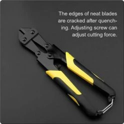 ENLENK Coupe-boulons De 8 Pouces Coupe-câbles Robustes De 215 Mm Cisailles à Ressort Avec Poignée Antidérapante Souple (Jaune) 7 ENLENK Coupe-boulons De 8 Pouces Coupe-câbles Robustes De 215 Mm Cisailles à Ressort Avec Poignée Antidérapante Souple (Jaune) -Outil de l'électricien Soldes 2022 67685132 3