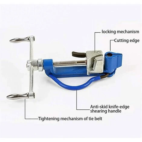 AOUGO Pince à Cercler En Acier Inoxydable - Pince à Cercler à Bande Manuelle Pince à Vis Attaches De Câble Outil De Bande De Cerclage Très Tendu Pour Tendeur De Cerclage 3 AOUGO Pince à Cercler En Acier Inoxydable - Pince à Cercler à Bande Manuelle Pince à Vis Attaches De Câble Outil De Bande De Cerclage Très Tendu Pour Tendeur De Cerclage – Image 3