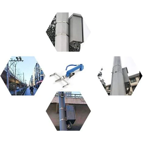 AOUGO Pince à Cercler En Acier Inoxydable - Pince à Cercler à Bande Manuelle Pince à Vis Attaches De Câble Outil De Bande De Cerclage Très Tendu Pour Tendeur De Cerclage 4 AOUGO Pince à Cercler En Acier Inoxydable - Pince à Cercler à Bande Manuelle Pince à Vis Attaches De Câble Outil De Bande De Cerclage Très Tendu Pour Tendeur De Cerclage – Image 4