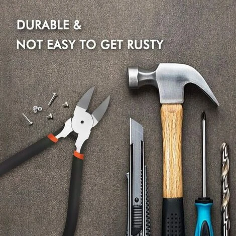 FLYME Pince à Coupe Précise De - Pince Coupante Fil Diagonale Pince Coupante, Noir 5 FLYME Pince à Coupe Précise De - Pince Coupante Fil Diagonale Pince Coupante, Noir – Image 5