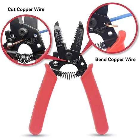 FLYME Pince à Dénuder Automatique Multifonctionnelle Pince Coupante Outillage Professionnel Pour Électricien Avec Trou Fileté De Précision 3 FLYME Pince à Dénuder Automatique Multifonctionnelle Pince Coupante Outillage Professionnel Pour Électricien Avec Trou Fileté De Précision – Image 3