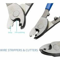 YIENJAOY AGILITY Pince à Dénuder 215 Mm Coupe-câble électrique Réglable Cisaille Câble électrique Outil De Coupe Pour Couper Les Câbles Gainés En Aluminium, Cuivre Et Plastique 8 YIENJAOY AGILITY Pince à Dénuder 215 Mm Coupe-câble électrique Réglable Cisaille Câble électrique Outil De Coupe Pour Couper Les Câbles Gainés En Aluminium, Cuivre Et Plastique -Outil de l'électricien Soldes 2022 67818793 4