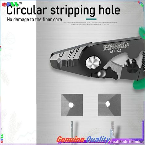 FUIENKO Pince à Dénuder La Fiber Optique à Trois Trous 8PK-326, Dénudeur De Fil De Fiber FTTH 8PK-100%, 1 Pièce, 326 4 FUIENKO Pince à Dénuder La Fiber Optique à Trois Trous 8PK-326, Dénudeur De Fil De Fiber FTTH 8PK-100%, 1 Pièce, 326 – Image 4